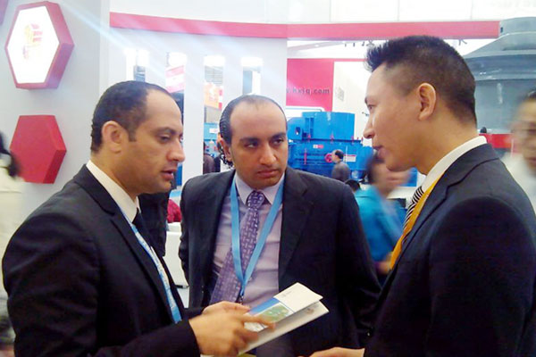  Egyptian customers friendly communicated with our sales manager