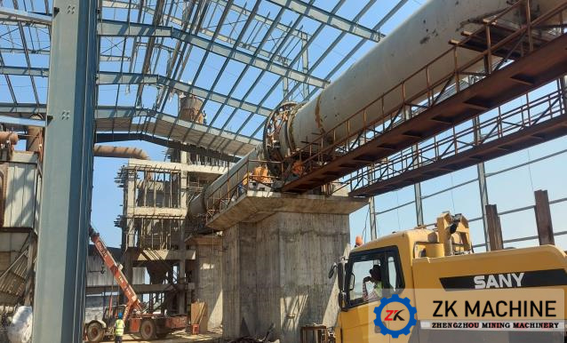 Tanzania Magnesite Rotary Kiln 100tpd Light-burnt Plant Project